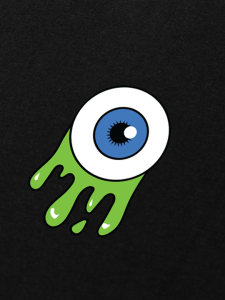 Black Eye Oversized Women's Printed T-Shirt - Image 5