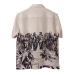 School of Athens Oversized Women's Cotton Shirt - Image 2